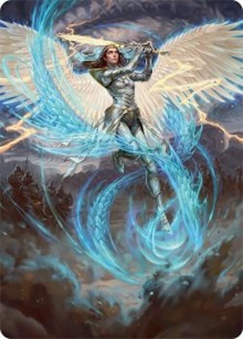Elspeth, Storm Slayer Art Card (49/54) [Tarkir: Dragonstorm Art Series] | I Want That Stuff Brandon