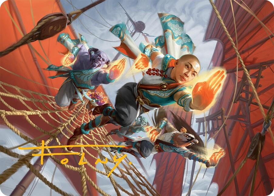 Aligned Heart Art Card (52/54) (Gold-Stamped Signature) [Tarkir: Dragonstorm Art Series] | I Want That Stuff Brandon