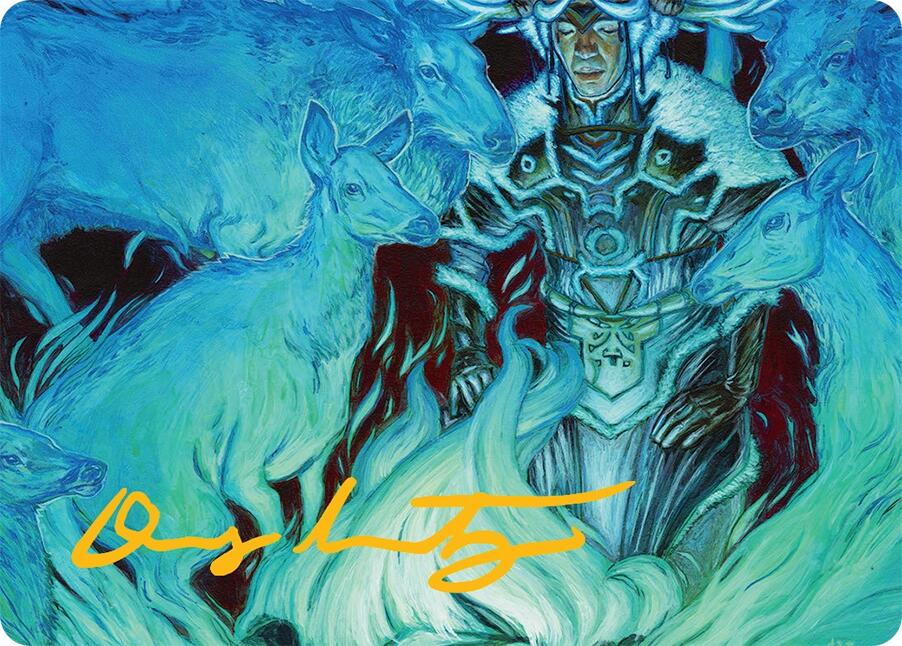Unending Whisper Art Card (9/54) (Gold-Stamped Signature) [Tarkir: Dragonstorm Art Series] | I Want That Stuff Brandon