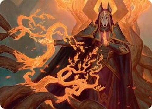 Abzan Devotee Art Card (10/54) [Tarkir: Dragonstorm Art Series] | I Want That Stuff Brandon