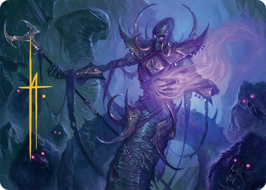 Sidisi, Regent of the Mire Art Card (14/54) (Gold-Stamped Signature) [Tarkir: Dragonstorm Art Series] | I Want That Stuff Brandon