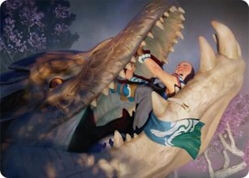 Jaws of Defeat Art Card (53/54) [Tarkir: Dragonstorm Art Series] | I Want That Stuff Brandon