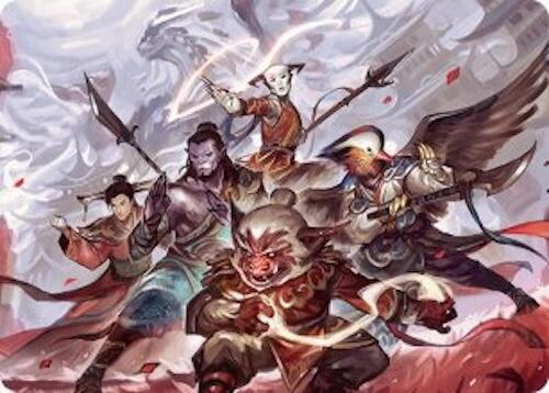 Will of the Jeskai Art Card (54/54) [Tarkir: Dragonstorm Art Series] | I Want That Stuff Brandon