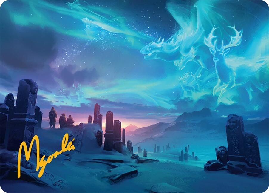 Auroral Procession Art Card (20/54) (Gold-Stamped Signature) [Tarkir: Dragonstorm Art Series] | I Want That Stuff Brandon