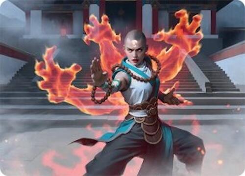 Flamehold Grappler Art Card (24/54) [Tarkir: Dragonstorm Art Series] | I Want That Stuff Brandon