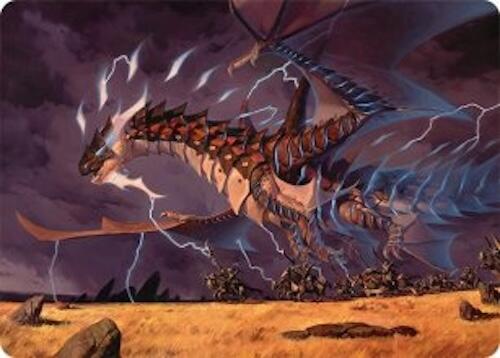 Neriv, Heart of the Storm Art Card (25/54) [Tarkir: Dragonstorm Art Series] | I Want That Stuff Brandon