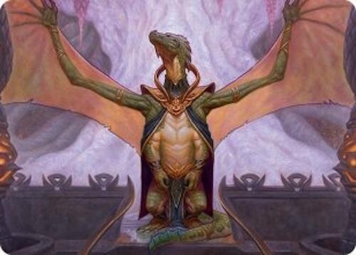 Kheru Goldkeeper Art Card (36/54) [Tarkir: Dragonstorm Art Series] | I Want That Stuff Brandon