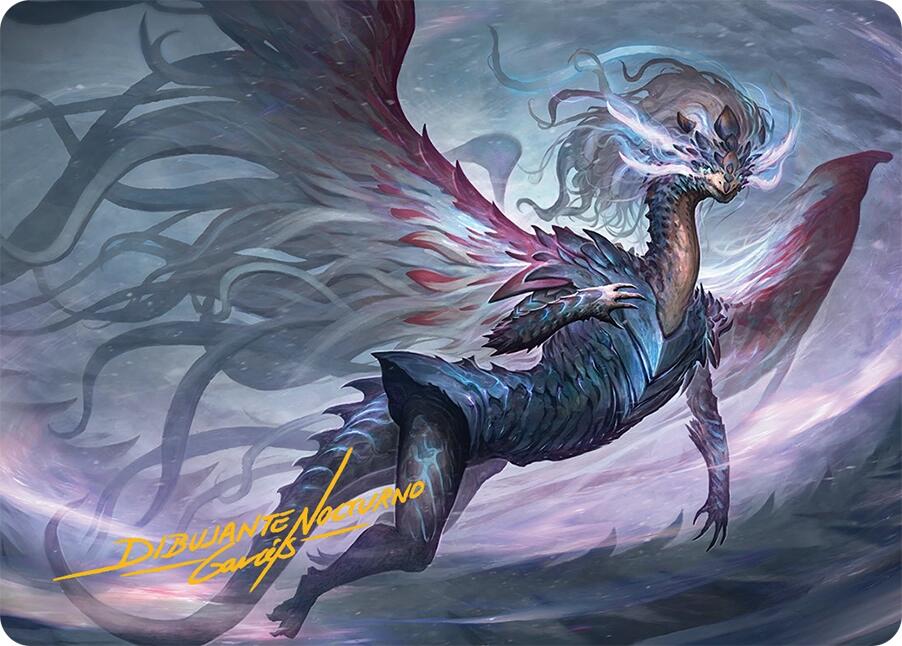 Shiko, Paragon of the Way Art Card (37/54) (Gold-Stamped Signature) [Tarkir: Dragonstorm Art Series] | I Want That Stuff Brandon