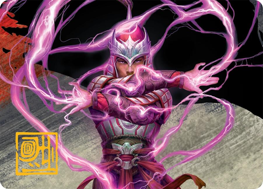 All-Out Assault Art Card (43/54) (Gold-Stamped Signature) [Tarkir: Dragonstorm Art Series] | I Want That Stuff Brandon