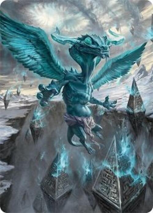Ugin, Eye of the Storms Art Card (47/54) [Tarkir: Dragonstorm Art Series] | I Want That Stuff Brandon