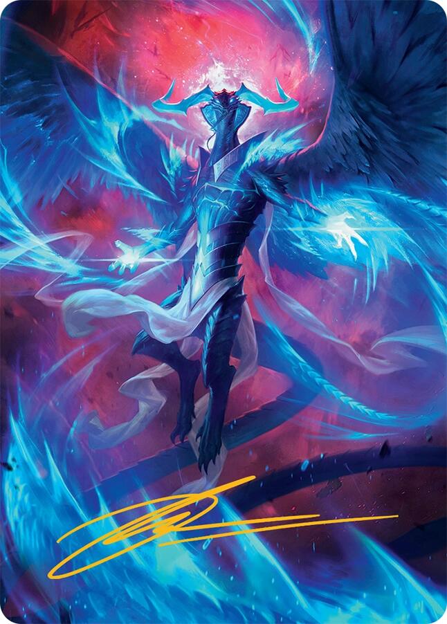 Ugin, Eye of the Storms Art Card (48/54) (Gold-Stamped Signature) [Tarkir: Dragonstorm Art Series] | I Want That Stuff Brandon