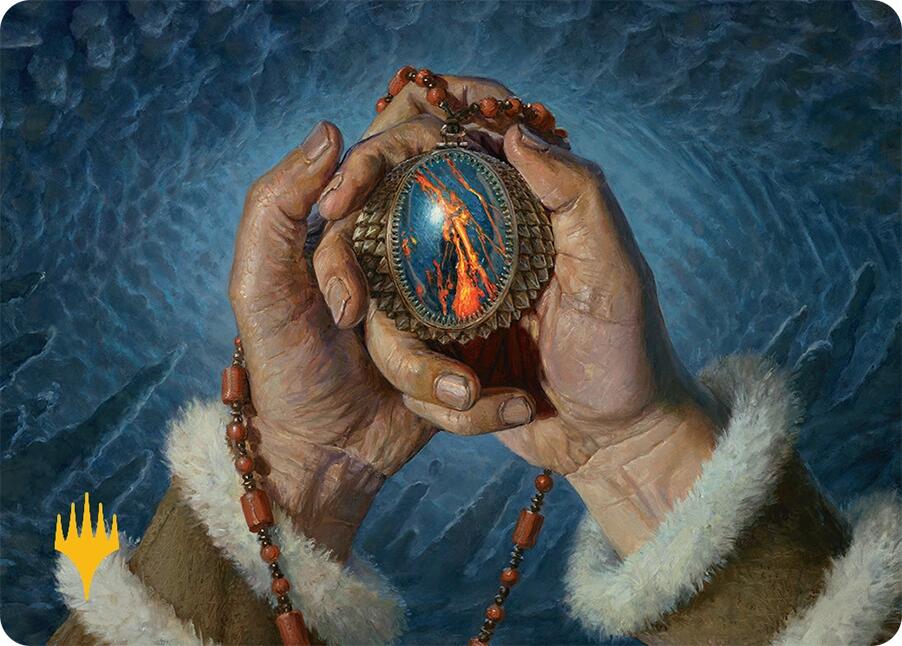 Mox Jasper Art Card (28/54) (Gold-Stamped) [Tarkir: Dragonstorm Art Series] | I Want That Stuff Brandon