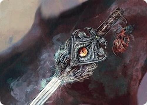 Dragonfire Blade Art Card (40/54) [Tarkir: Dragonstorm Art Series] | I Want That Stuff Brandon
