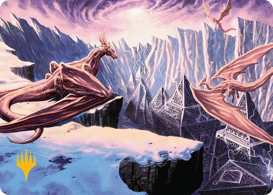 Maelstrom of the Spirit Dragon (42/54) (Gold-Stamped) [Tarkir: Dragonstorm Art Series] | I Want That Stuff Brandon