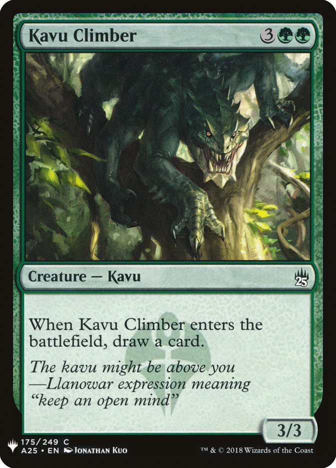 Kavu Climber [Mystery Booster] | I Want That Stuff Brandon