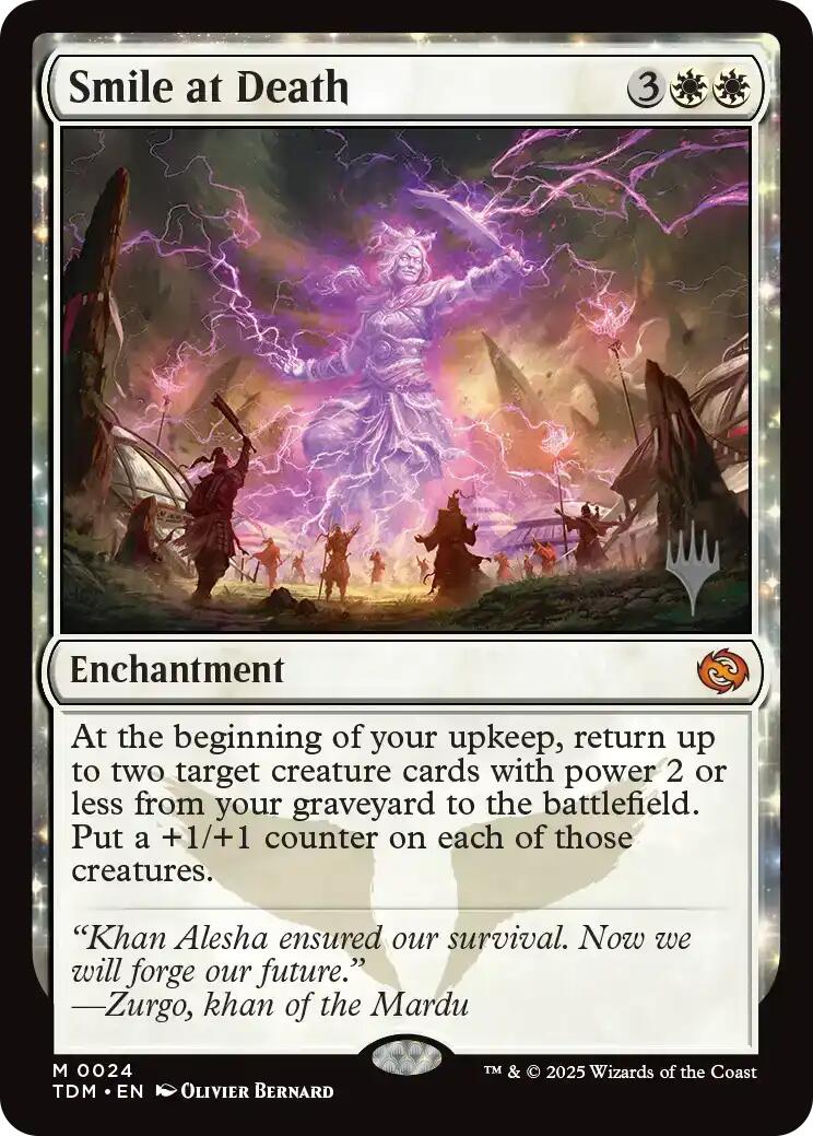 Smile at Death [Tarkir: Dragonstorm Promos] | I Want That Stuff Brandon