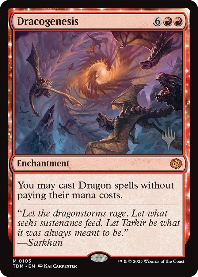 Dracogenesis [Tarkir: Dragonstorm Promos] | I Want That Stuff Brandon