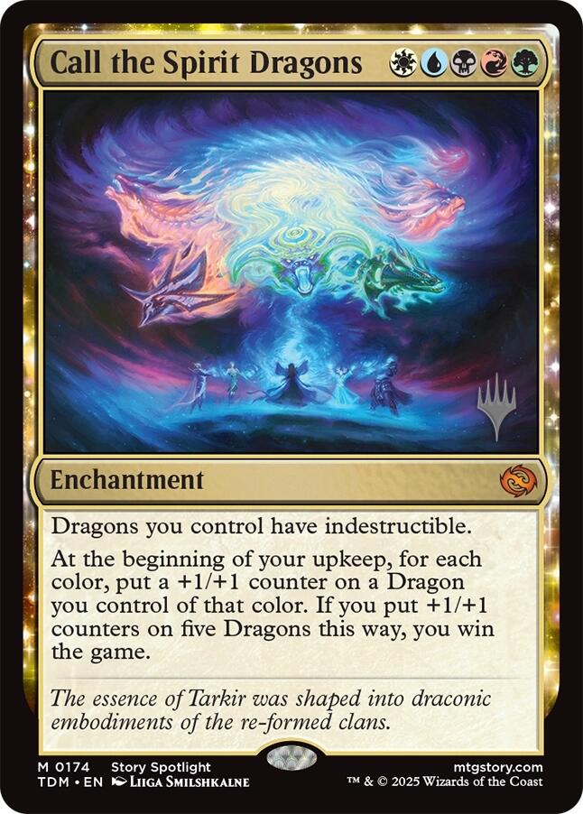 Call the Spirit Dragons [Tarkir: Dragonstorm Promos] | I Want That Stuff Brandon