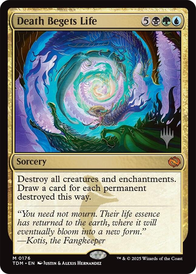 Death Begets Life [Tarkir: Dragonstorm Promos] | I Want That Stuff Brandon