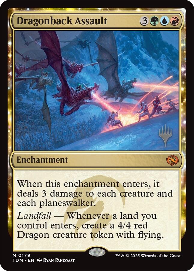 Dragonback Assault [Tarkir: Dragonstorm Promos] | I Want That Stuff Brandon