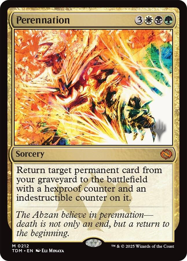 Perennation [Tarkir: Dragonstorm Promos] | I Want That Stuff Brandon