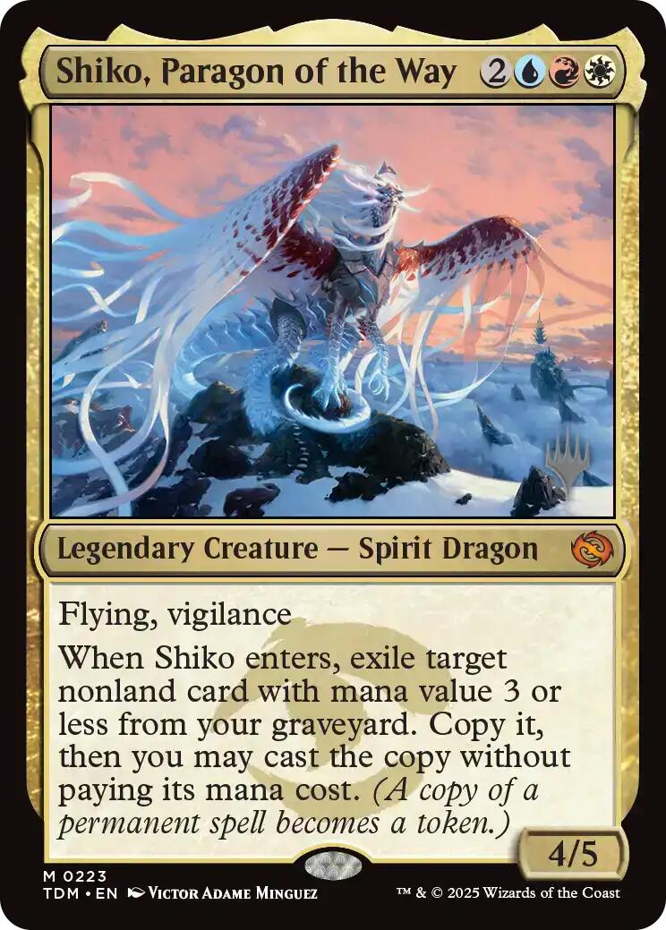 Shiko, Paragon of the Way [Tarkir: Dragonstorm Promos] | I Want That Stuff Brandon