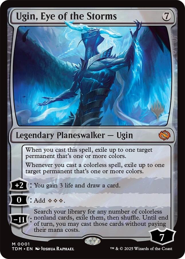 Ugin, Eye of the Storms [Tarkir: Dragonstorm Promos] | I Want That Stuff Brandon