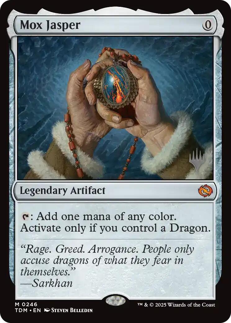 Mox Jasper [Tarkir: Dragonstorm Promos] | I Want That Stuff Brandon