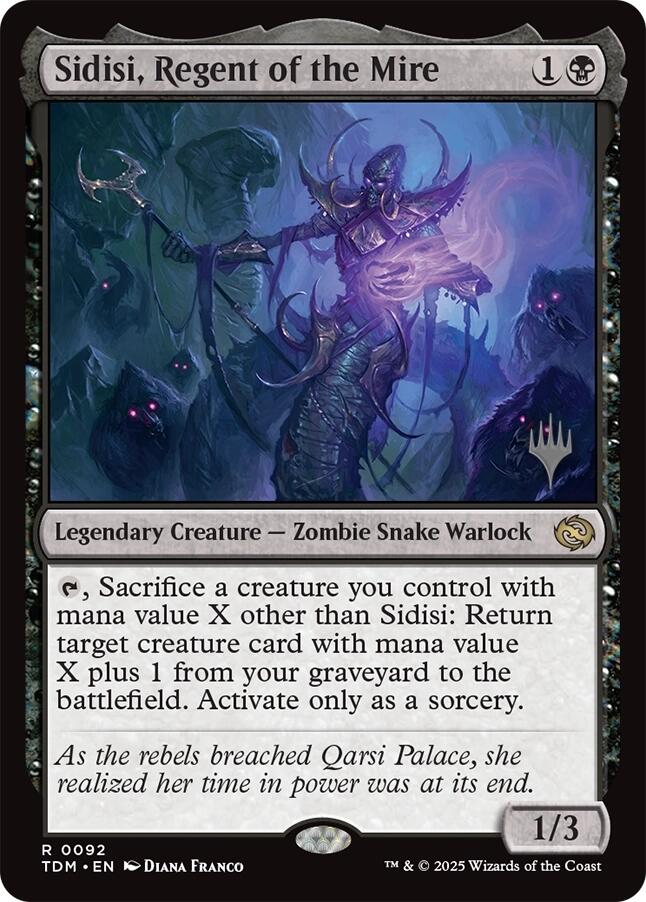 Sidisi, Regent of the Mire [Tarkir: Dragonstorm Promos] | I Want That Stuff Brandon