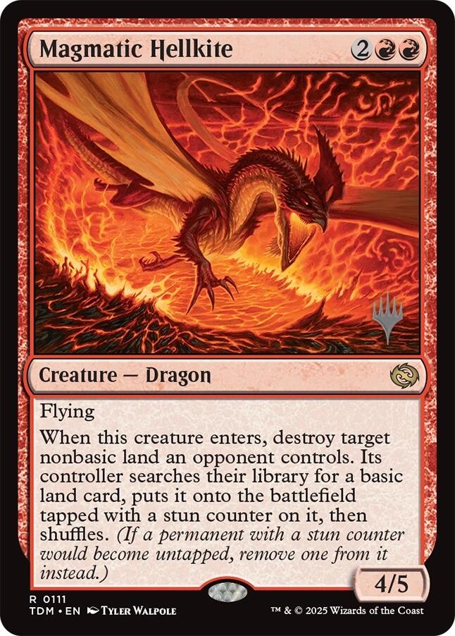 Magmatic Hellkite [Tarkir: Dragonstorm Promos] | I Want That Stuff Brandon