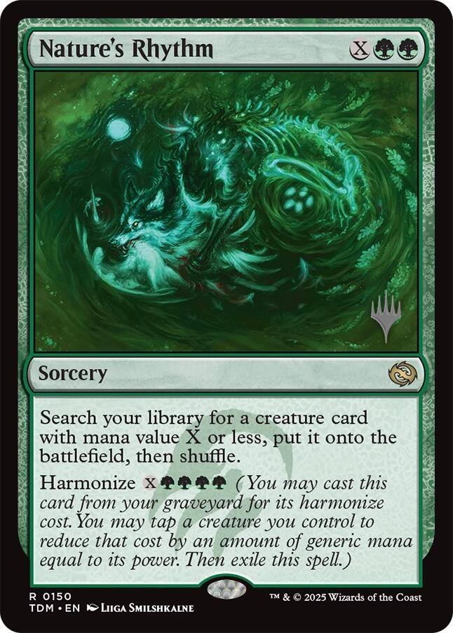 Nature's Rhythm [Tarkir: Dragonstorm Promos] | I Want That Stuff Brandon