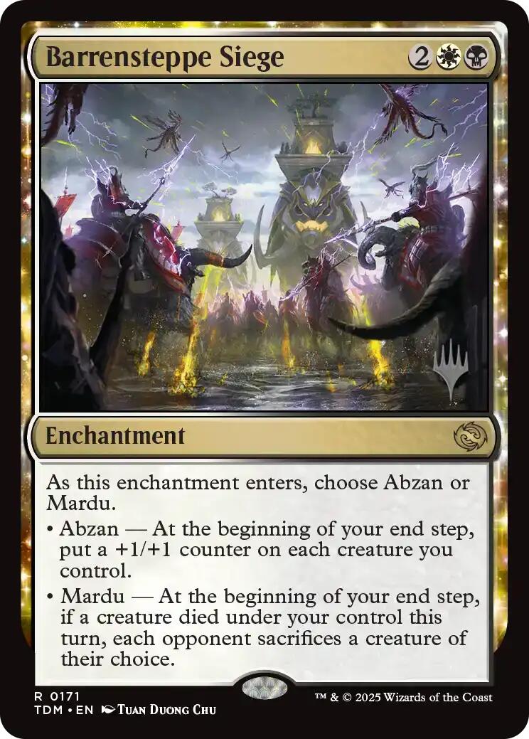 Barrensteppe Siege [Tarkir: Dragonstorm Promos] | I Want That Stuff Brandon