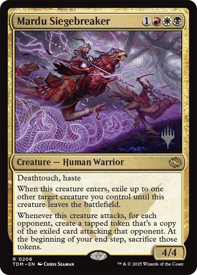 Mardu Siegebreaker [Tarkir: Dragonstorm Promos] | I Want That Stuff Brandon