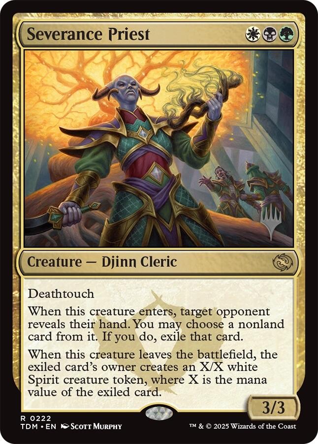 Severance Priest [Tarkir: Dragonstorm Promos] | I Want That Stuff Brandon