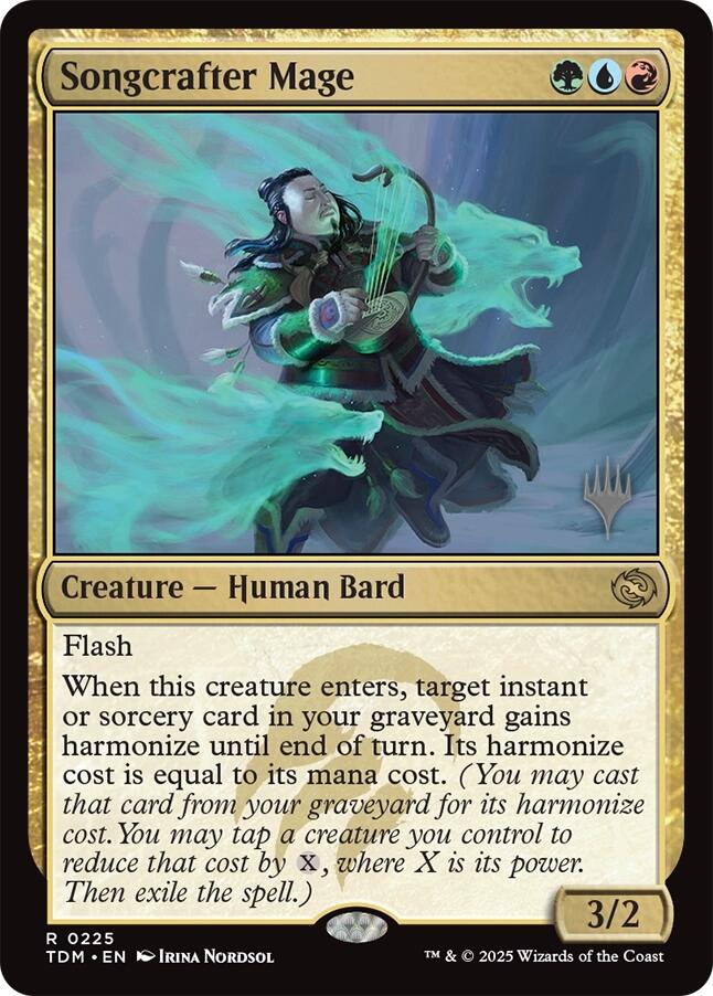 Songcrafter Mage [Tarkir: Dragonstorm Promos] | I Want That Stuff Brandon