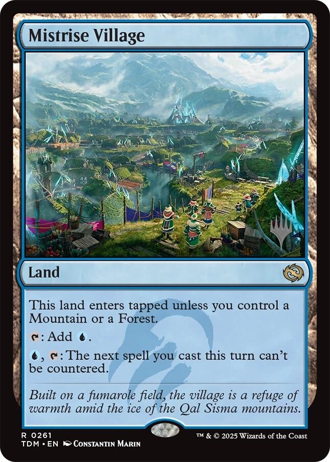 Mistrise Village [Tarkir: Dragonstorm Promos] | I Want That Stuff Brandon