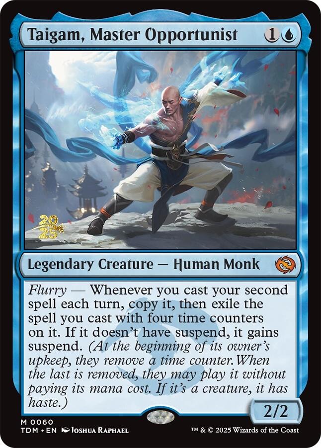 Taigam, Master Opportunist [Tarkir: Dragonstorm Prerelease Promos] | I Want That Stuff Brandon