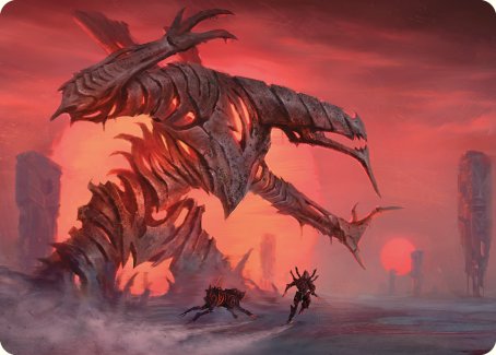 Red Sun's Zenith Art Card [Phyrexia: All Will Be One Art Series] | I Want That Stuff Brandon