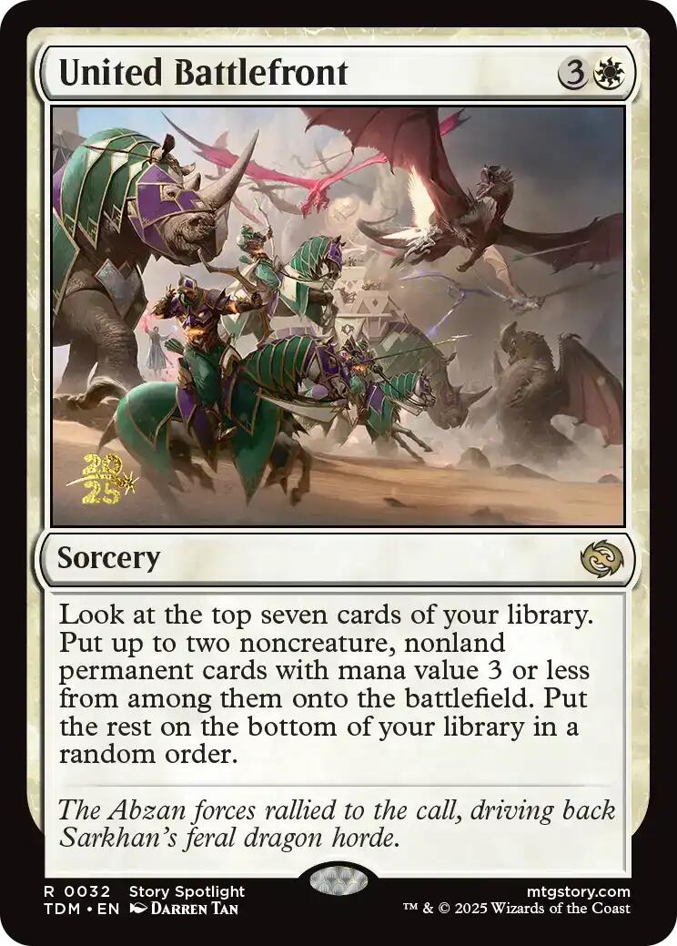 United Battlefront [Tarkir: Dragonstorm Prerelease Promos] | I Want That Stuff Brandon