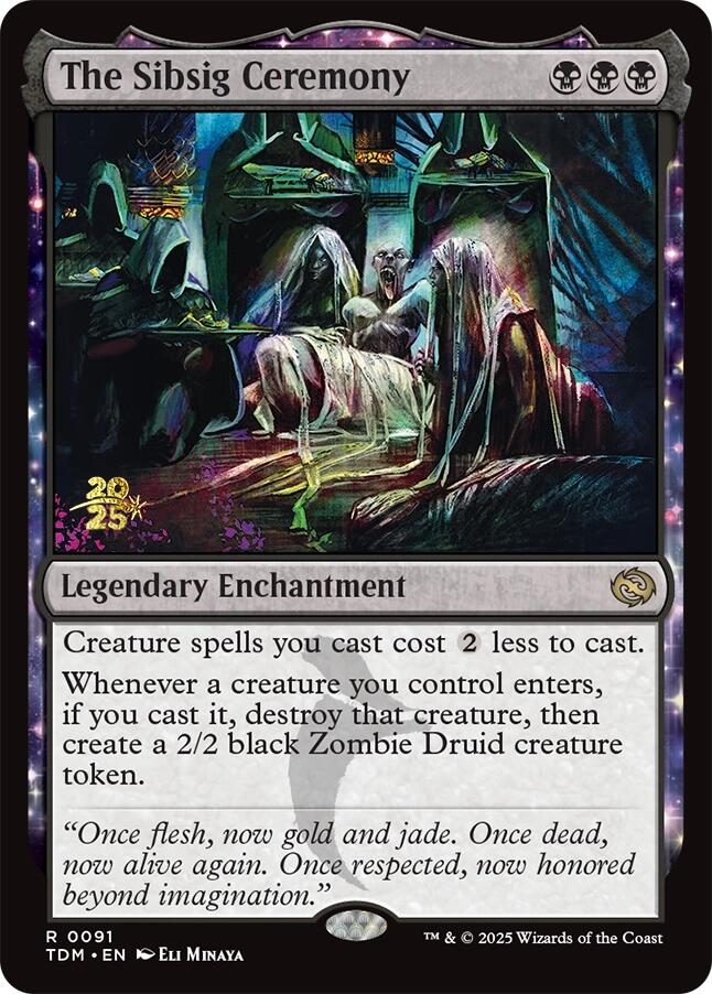 The Sibsig Ceremony [Tarkir: Dragonstorm Prerelease Promos] | I Want That Stuff Brandon