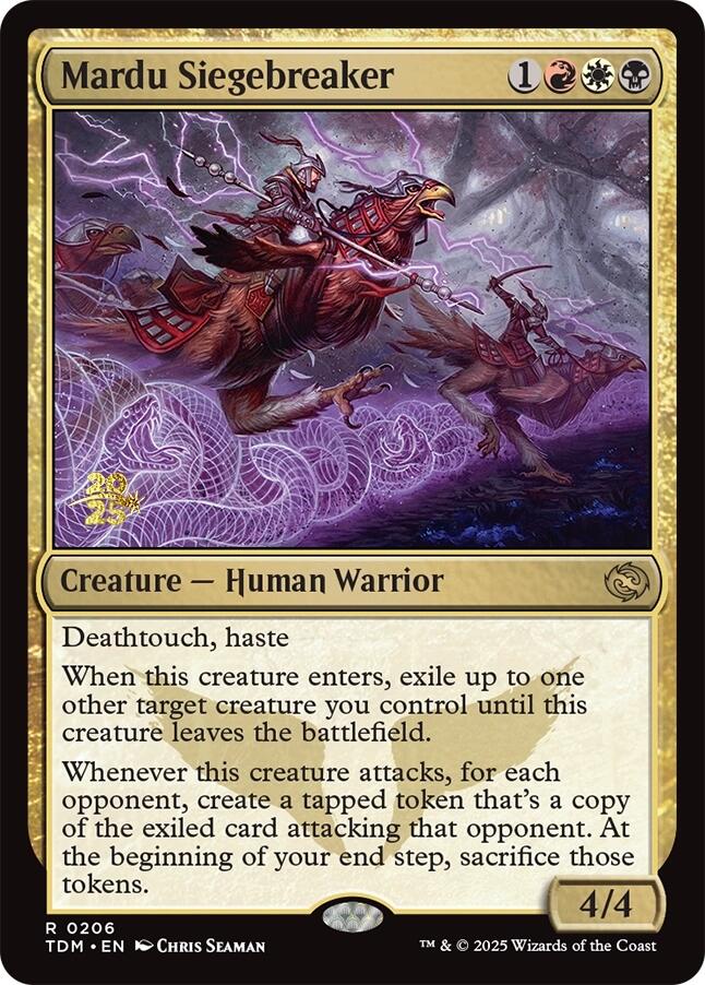 Mardu Siegebreaker [Tarkir: Dragonstorm Prerelease Promos] | I Want That Stuff Brandon