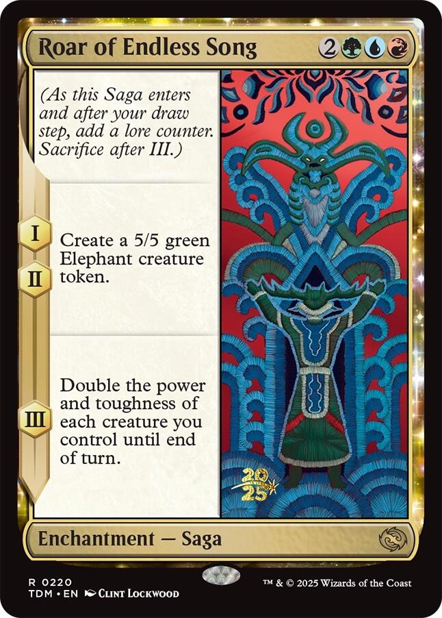 Roar of Endless Song [Tarkir: Dragonstorm Prerelease Promos] | I Want That Stuff Brandon