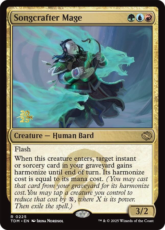 Songcrafter Mage [Tarkir: Dragonstorm Prerelease Promos] | I Want That Stuff Brandon