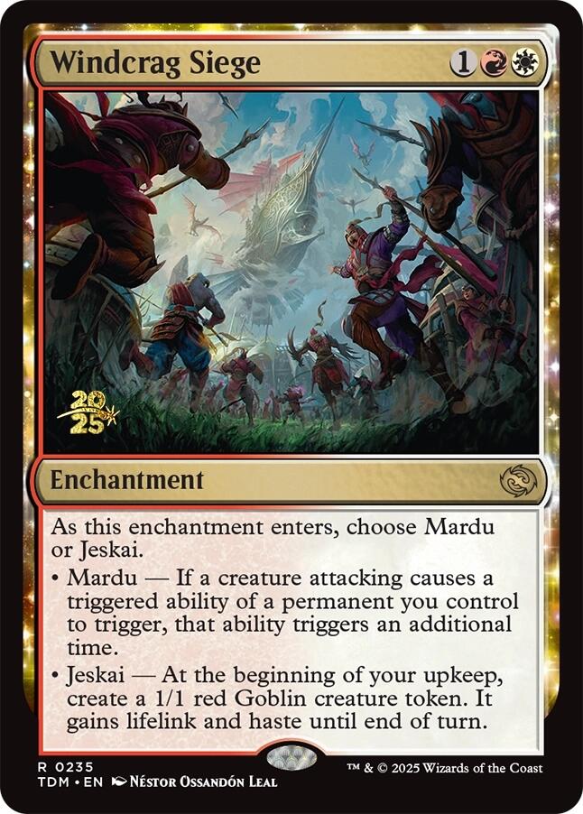 Windcrag Siege [Tarkir: Dragonstorm Prerelease Promos] | I Want That Stuff Brandon