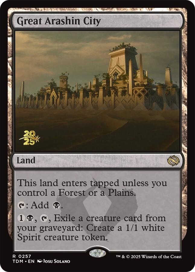 Great Arashin City [Tarkir: Dragonstorm Prerelease Promos] | I Want That Stuff Brandon