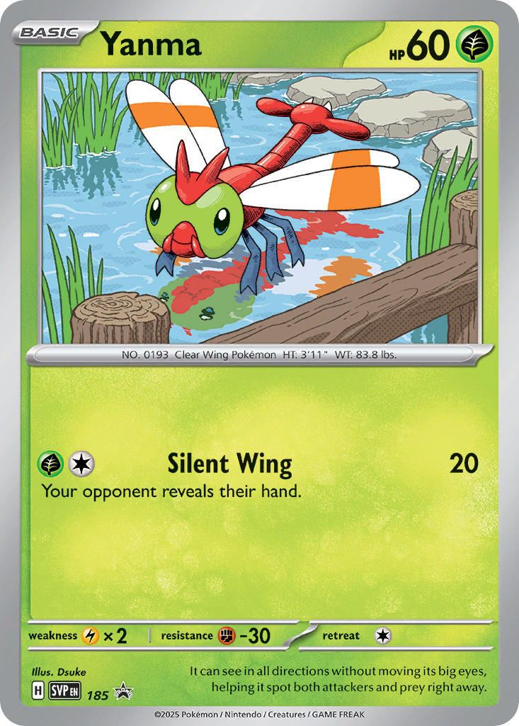 Yanma (185) [Scarlet & Violet: Black Star Promos] | I Want That Stuff Brandon