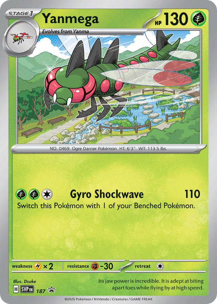 Yanmega (187) [Scarlet & Violet: Black Star Promos] | I Want That Stuff Brandon