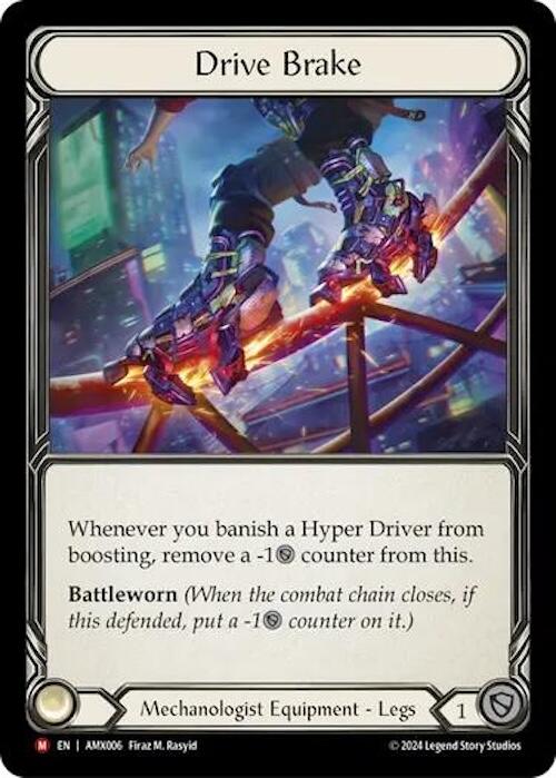 Drive Brake [AMX006] (Armory Deck: Maxx Nitro)  Rainbow Foil | I Want That Stuff Brandon