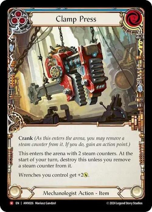 Clamp Press [AMX026] (Armory Deck: Maxx Nitro) | I Want That Stuff Brandon