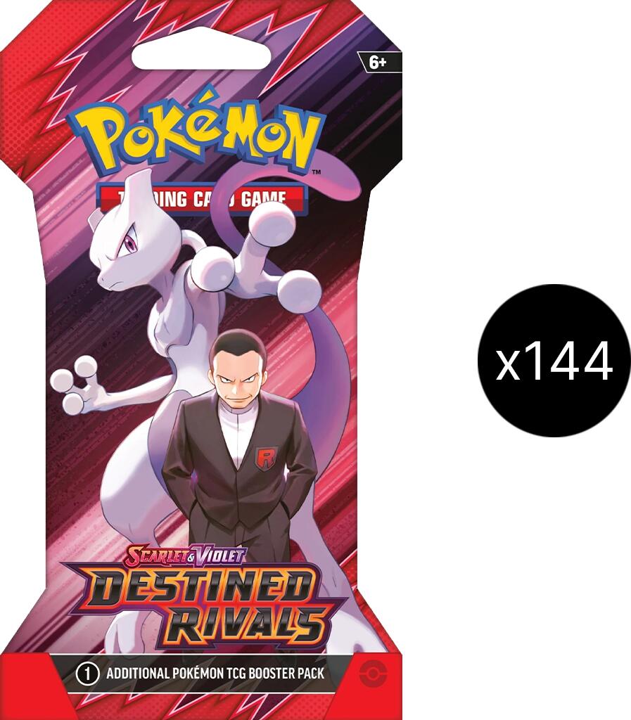 Scarlet & Violet: Destined Rivals - Sleeved Booster Case | I Want That Stuff Brandon